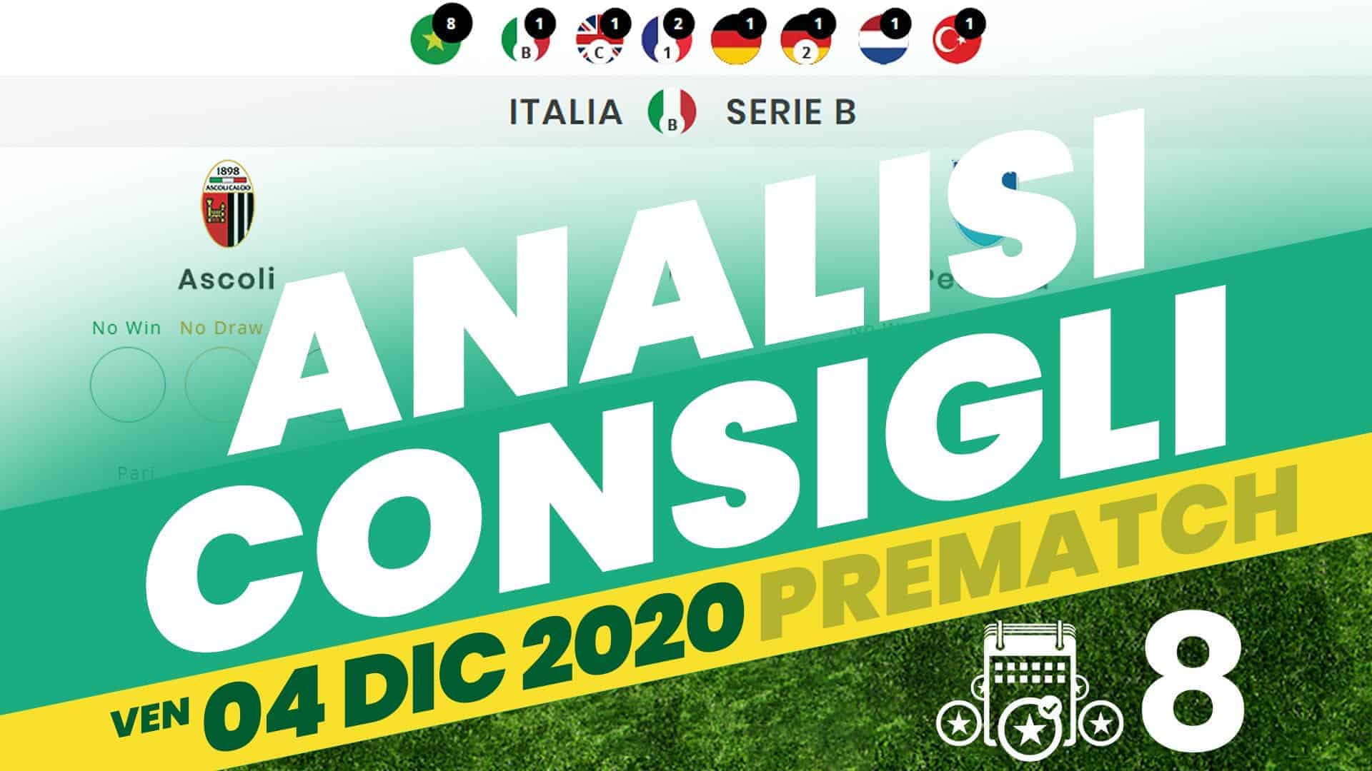 Pronostici Naturali Analisi Scommesse Betting Calcio Pre Partite Venerdi 4 Dicembre 2020
